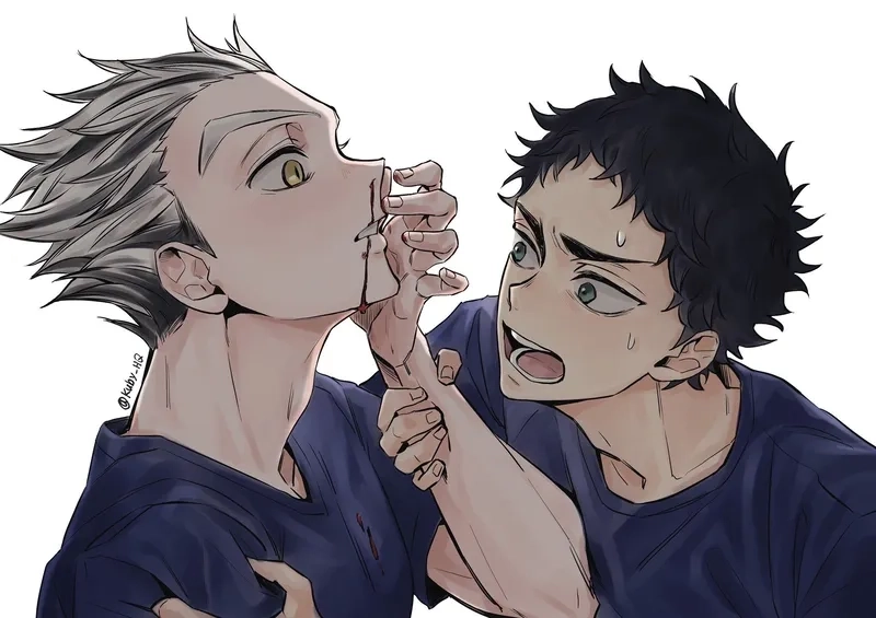 Akaashi Bokuto Kuroo Tsukishima là bộ tứ vàng trong giới volleyball