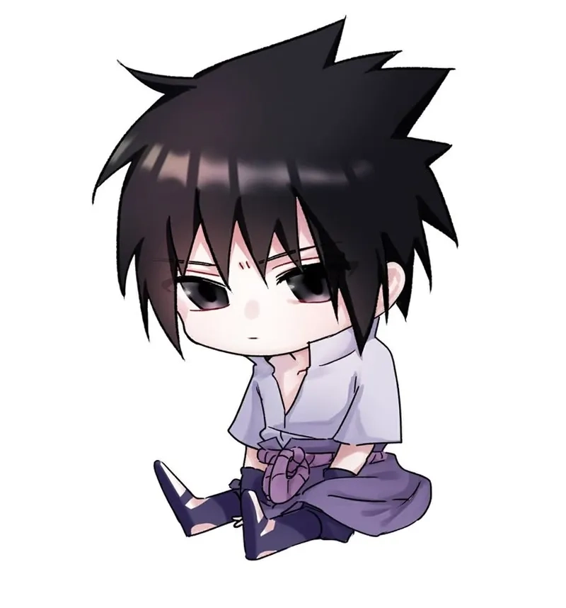 Ảnh Sasuke chibi rực rỡ khiến bạn mê mẩn