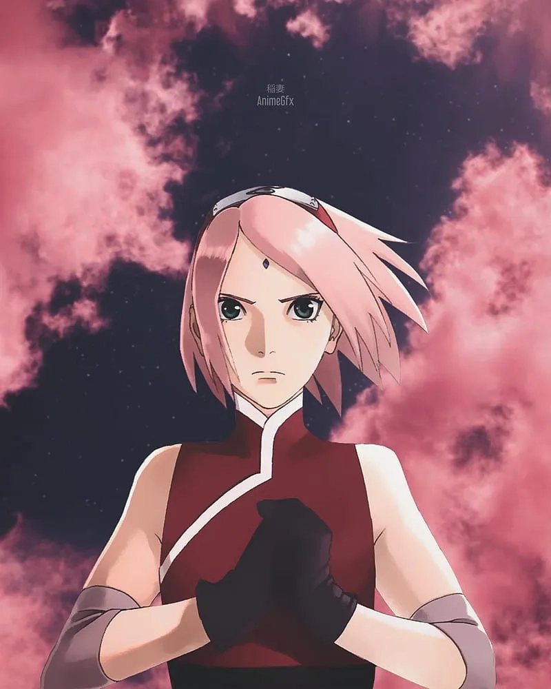 Anime Sakura Haruno rực rỡ thu hút mọi ánh mắt