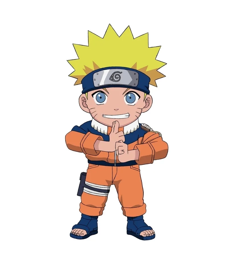 Avatar Naruto chibi rực rỡ nâng tầm phong cách