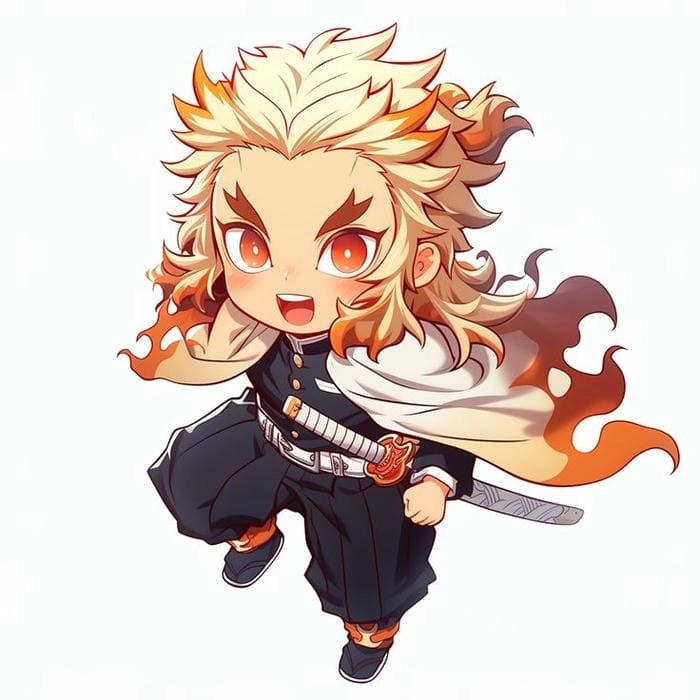 Bộ sưu tập Kimetsu no Yaiba Rengoku chibi cho tín đồ mê tranh