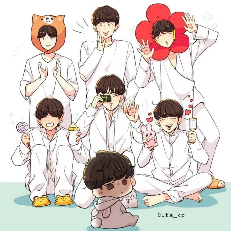Bts chibi butter phiên bản siêu ngầu mà vẫn dễ thương khó cưỡng