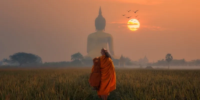 Cảm nhận bình yên qua ảnh phật tịnh tâm tuyệt đẹp