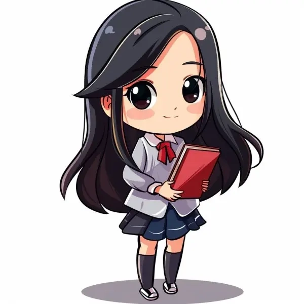 Cảm nhận tình yêu tuổi học trò chibi ngây ngô trong sáng
