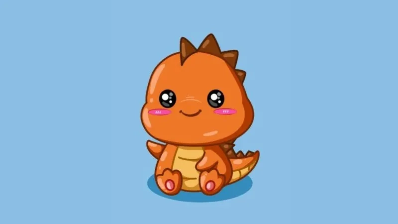 Cập nhật trend khủng long cute chibi mới nhất không thể bỏ lỡ
