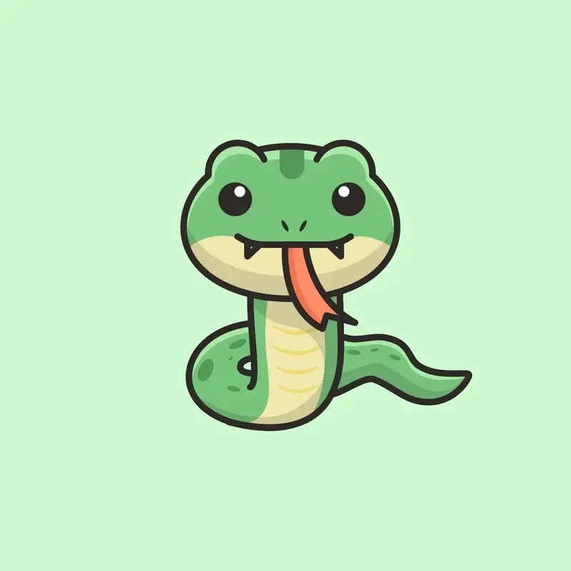 Chibi cute rắn chibi khiến bạn không thể rời mắt