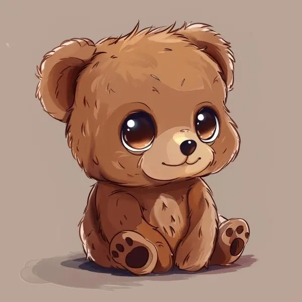 Chibi tik tok avatar gấu cute siêu hot trên mạng xã hội 