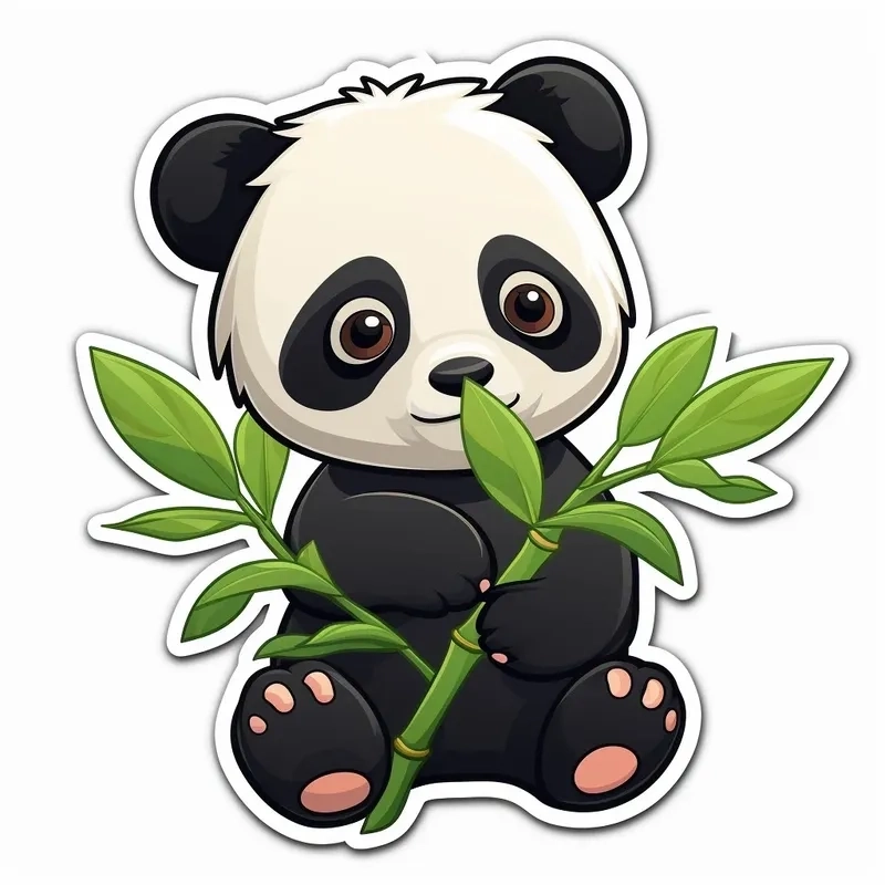 Chiêm ngưỡng gấu panda chibi ngộ nghĩnh đậm chất kawaii