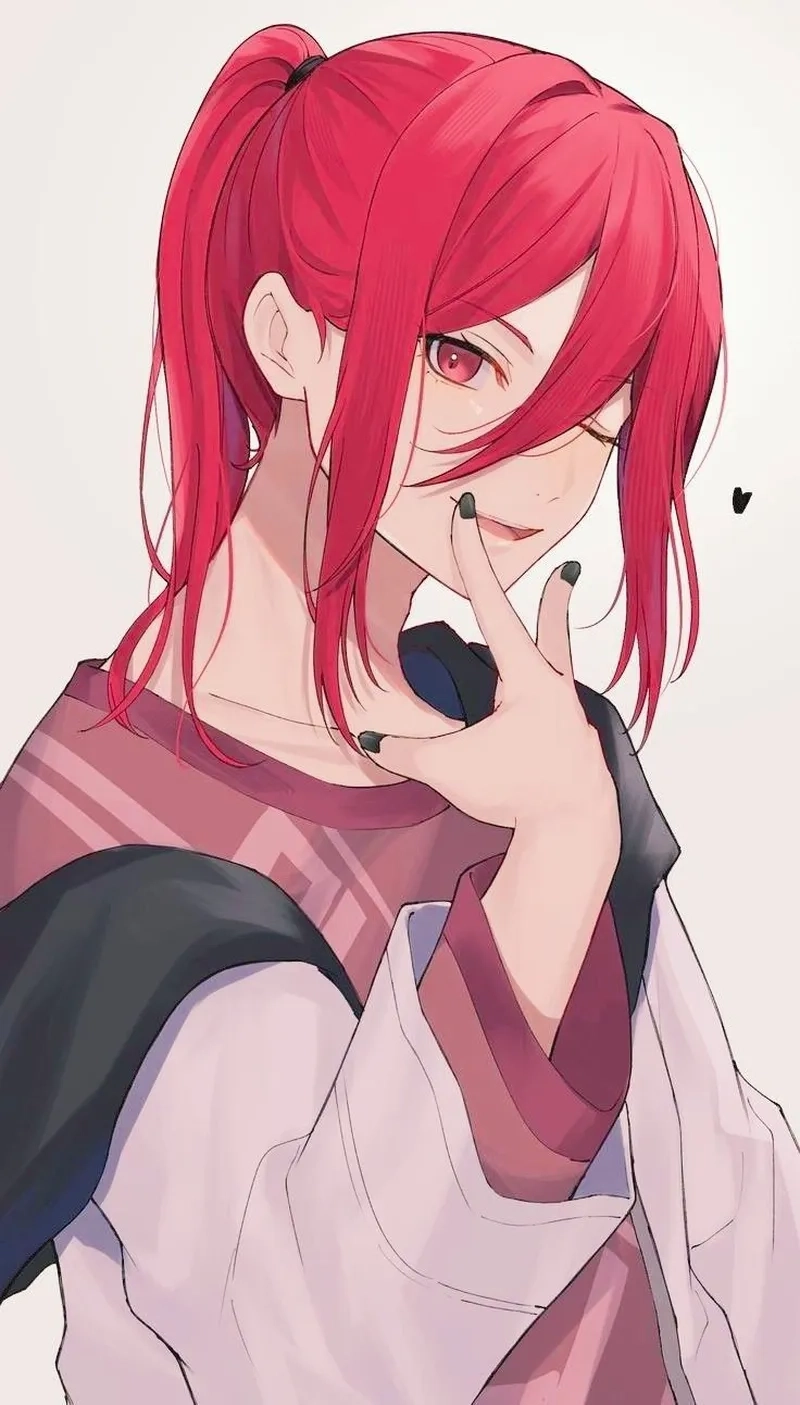 Chigiri anime nổi bật với mái tóc đỏ và tốc độ thần sầu
