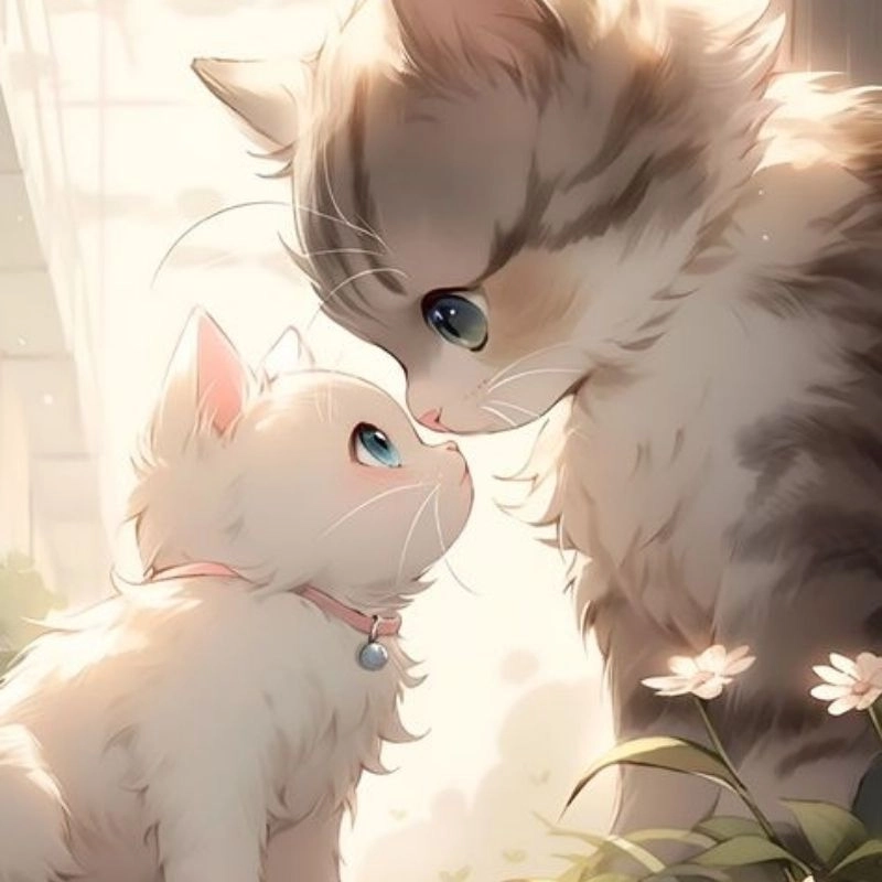 Con meo chibi cực yêu dành cho tín đồ mê mèo