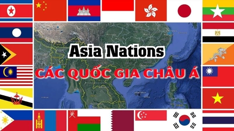 Dân số các nước châu Á đông đúc