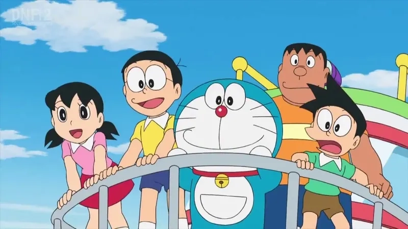 Doraemon và Suneo rực rỡ mang lại niềm vui