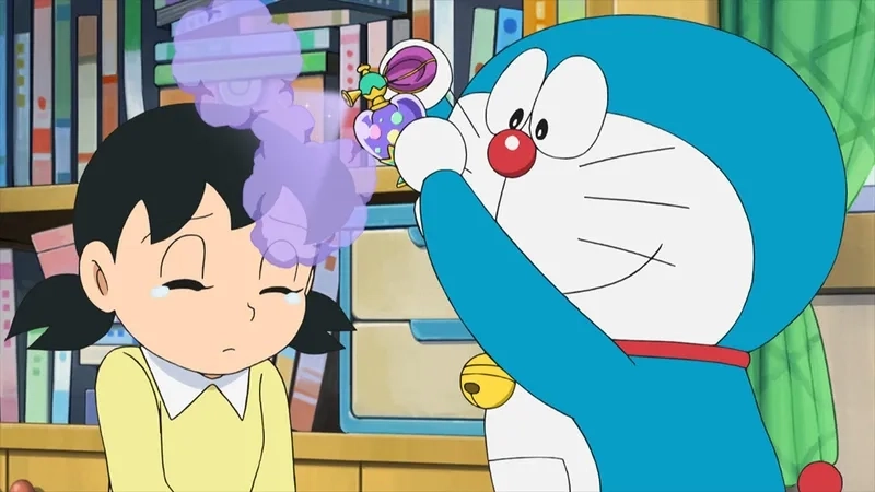 Doraemon với Shizuka dễ thương rực rỡ thu hút
