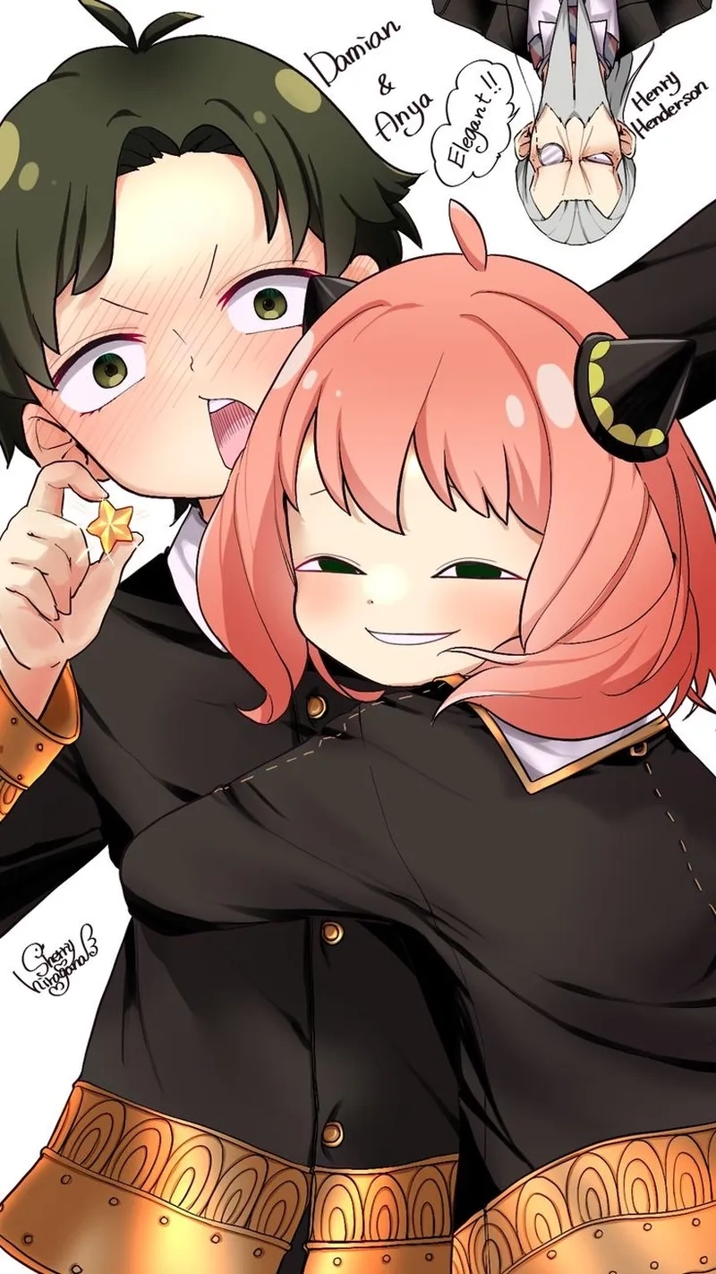 Fanart Anya x Damian đa phong cách và cực kỳ đáng yêu