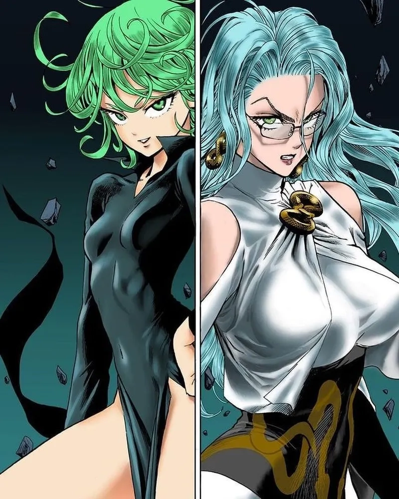 Genos x Tatsumaki rực rỡ thu hút mọi ánh nhìn