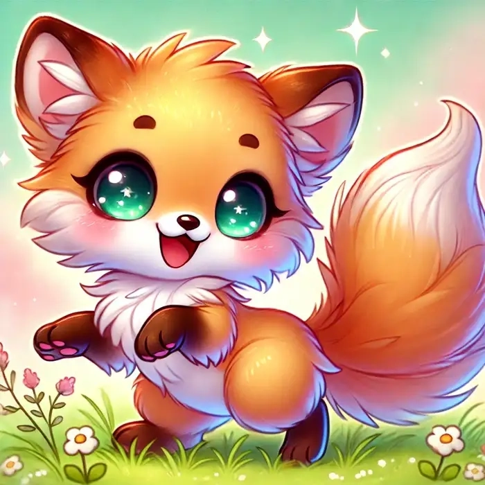 Gợi ý hình con cáo chibi dễ thương cho avatar