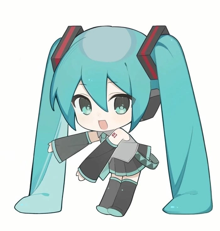 Gợi ý hình Miku chibi cực xinh giúp bạn sáng tạo vẽ chibi dễ dàng
