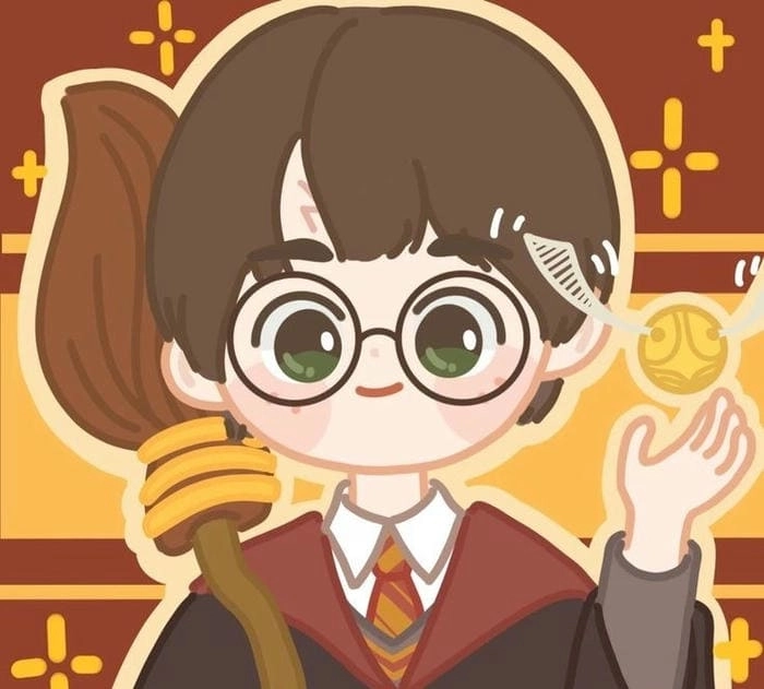 Harry potter chibi vector chất lượng cao dùng thiết kế cực chuẩn