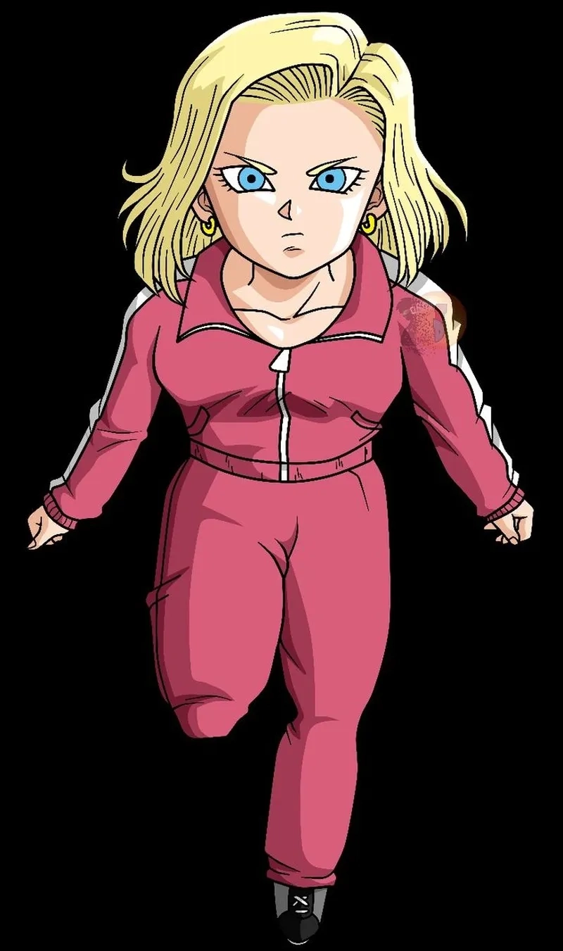 Hình ảnh ấn tượng của Dragon ball Android 18 trong các trận chiến