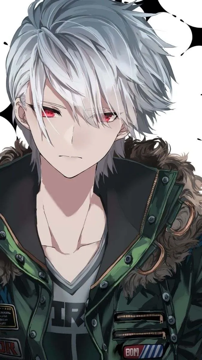 Hình ảnh anime ngầu lạnh lùng nam với ánh mắt sắc lạnh đầy khí chất