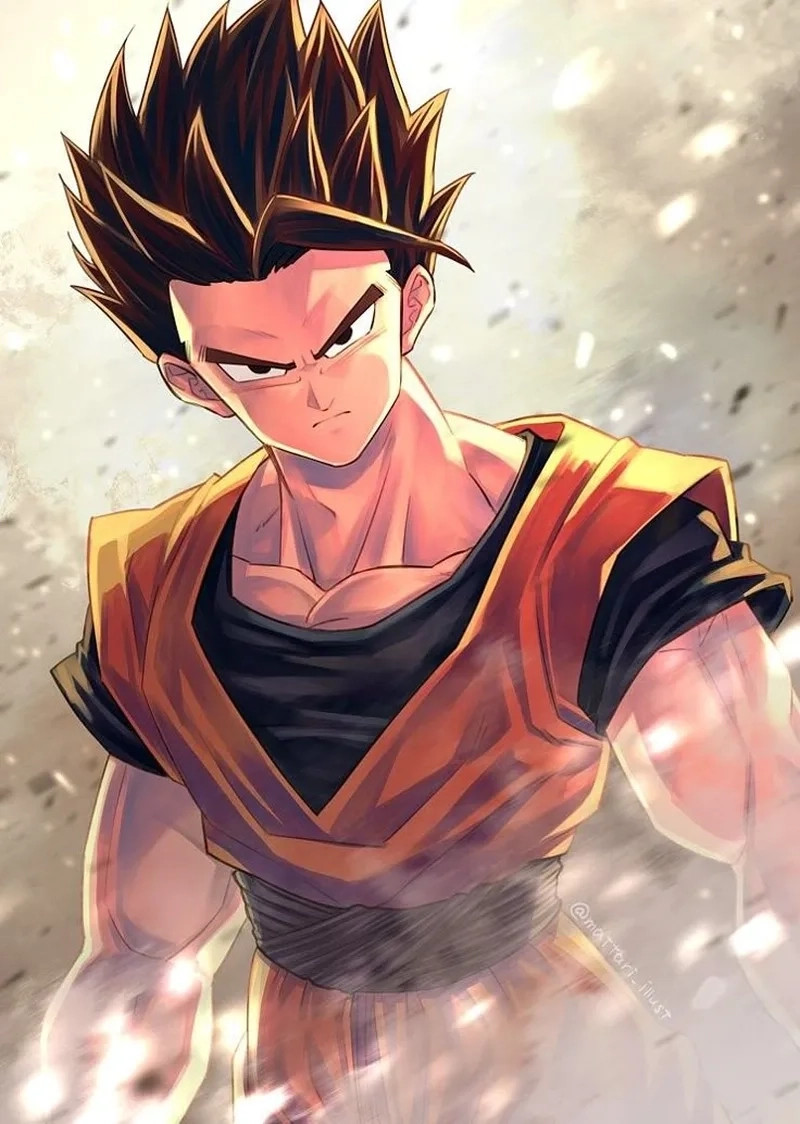 Hình ảnh Future Gohan mang đậm khí chất của chiến binh