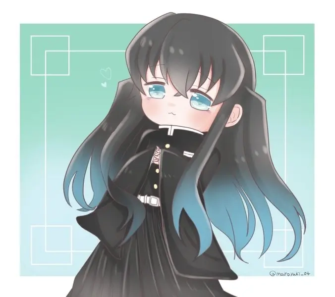 Hình Muichiro chibi cute ai cũng mê