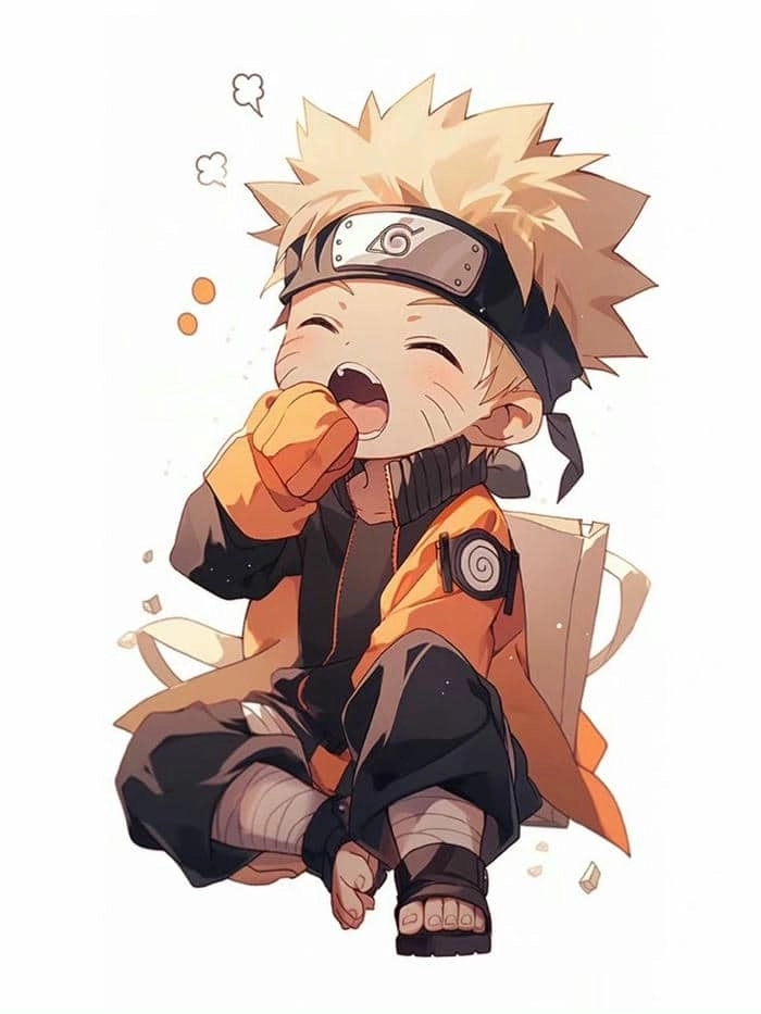 Hướng dẫn vẽ naruto cửu vĩ chibi cực ngầu