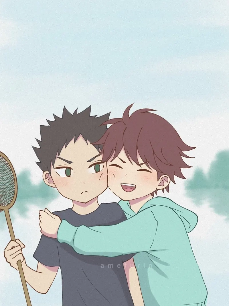 Iwa x Oikawa gắn liền với loạt ảnh fanart đẹp mê mẩn
