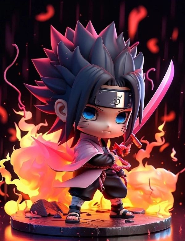 Khám phá ngay Sasuke chibi siêu cute khiến fan phát cuồng