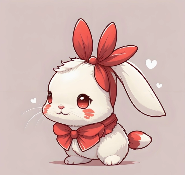 Khám phá Thế giới Cute Thỏ Con Dễ Thương Chibi: Hình Ảnh Độc Đáo