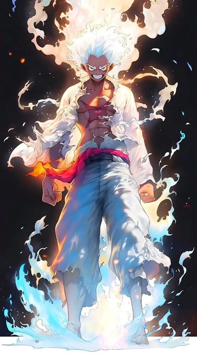 Luffy gear 5 chính thức xuất hiện cùng sức mạnh thần thoại