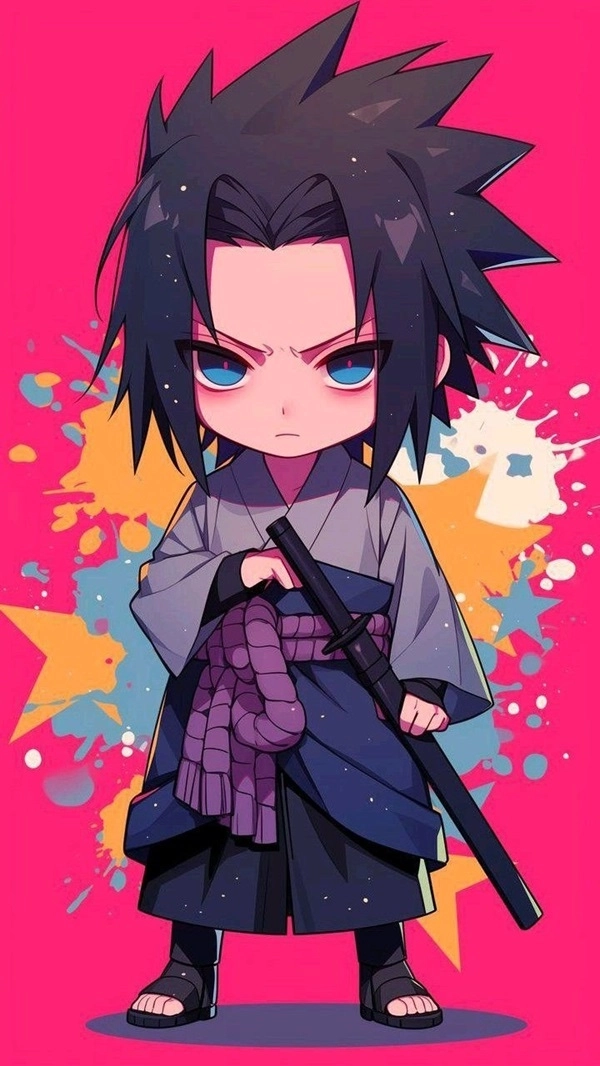 Lưu ngay ảnh Sasuke chibi dễ thương cho fan Naruto