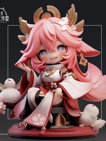 Mô hình Yae Miko Chibi: Điểm nhấn đáng yêu cho bộ sưu tập Genshin Impact