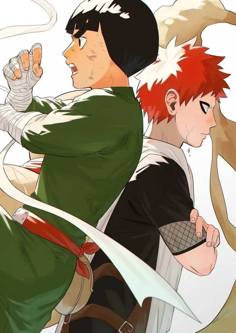 Naruto Rock Lee vs Gaara rực rỡ khiến bạn mê