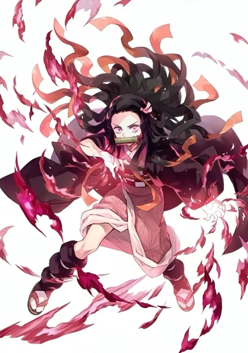 Nezuko hình nền cực chất, phù hợp với mọi tín đồ anime
