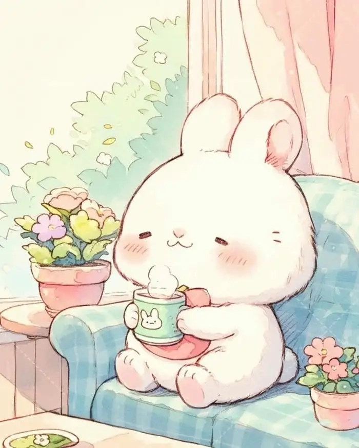 Ngắm dễ thương hình thỏ cute để tâm hồn thêm thư giãn