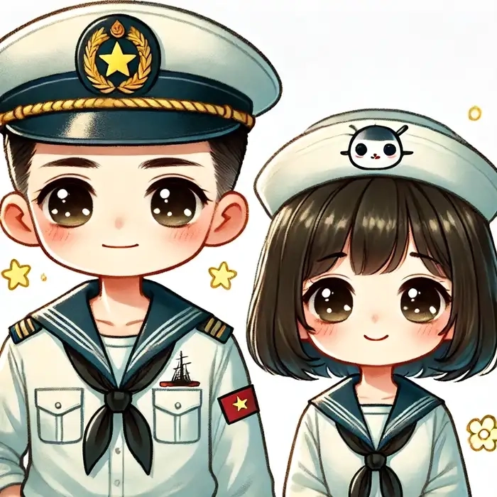 Ngắm hình bộ đội chibi giúp lan tỏa tình yêu quê hương