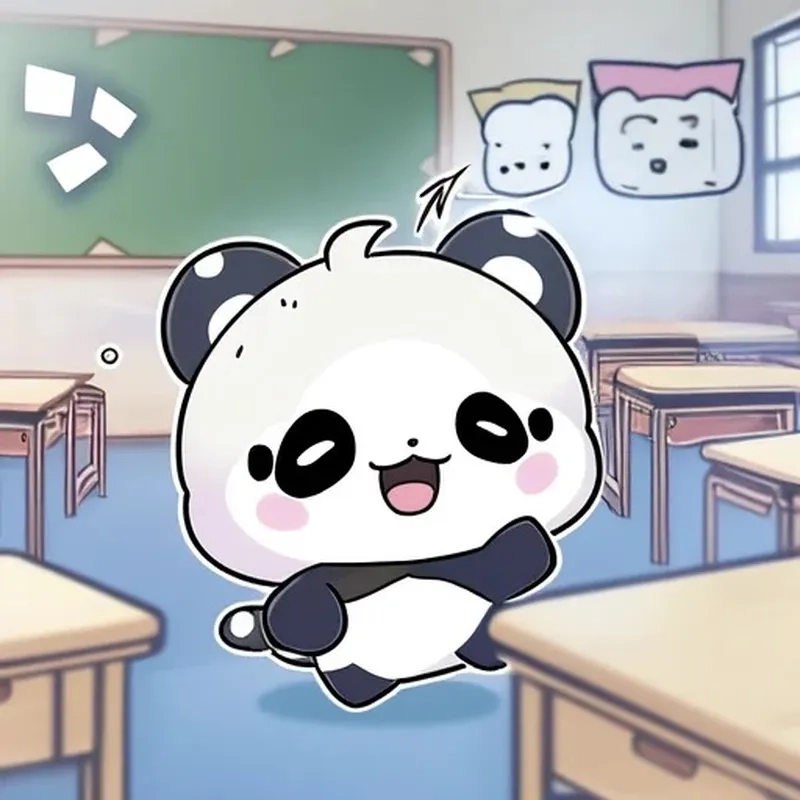 Ngắm nhìn gấu trúc chibi dễ thương khiến bạn tan chảy