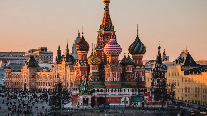 Nhà thờ St Basil là kiệt tác kiến trúc ở Quảng trường Đỏ