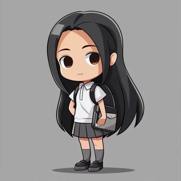 Nhẹ nhàng cùng khoảnh khắc đọc sách chibi dễ thương