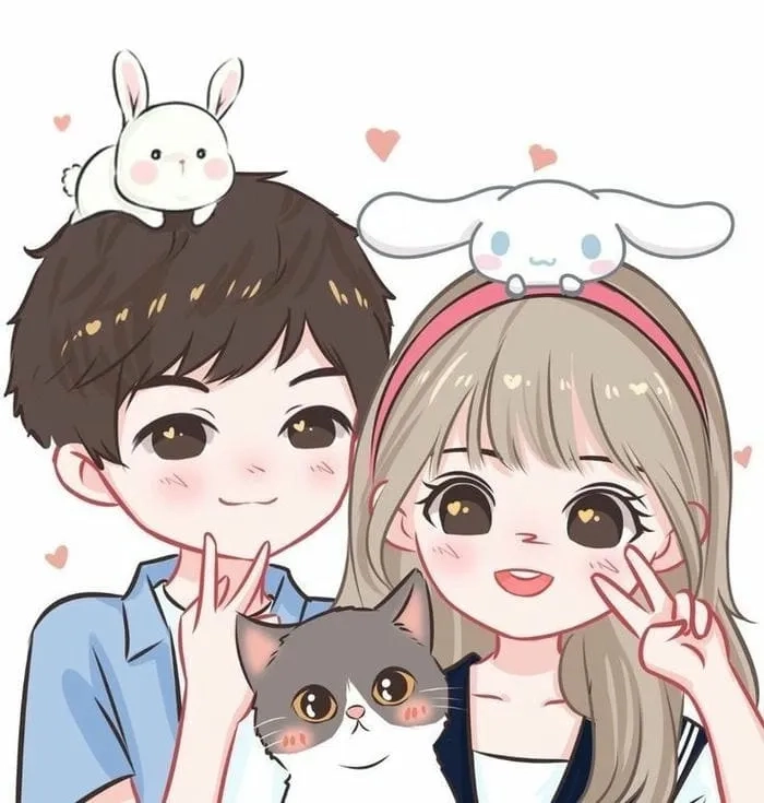 Những cặp đôi chibi dễ thương dành cho bạn