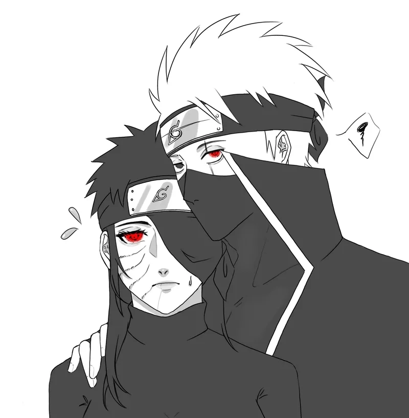 Obito x Kakashi doujinshi rực rỡ làm bạn mê