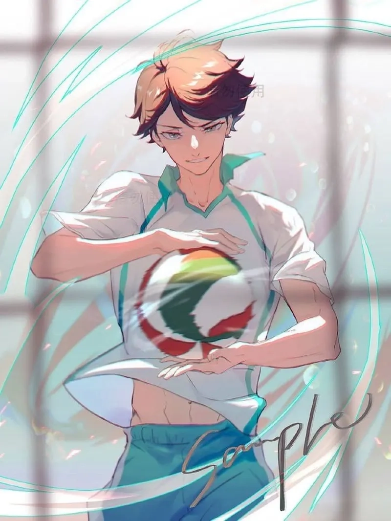 Oikawa meme siêu hài với biểu cảm khó đỡ và lầy lội