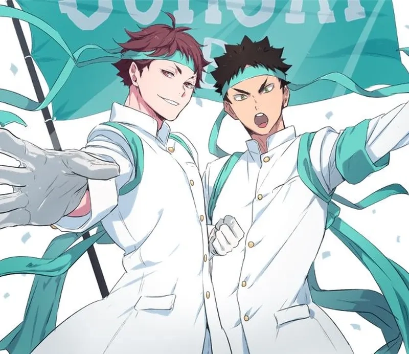 Oikawa x Iwaizumi luôn tạo nên những khoảnh khắc khiến fan thổn thức