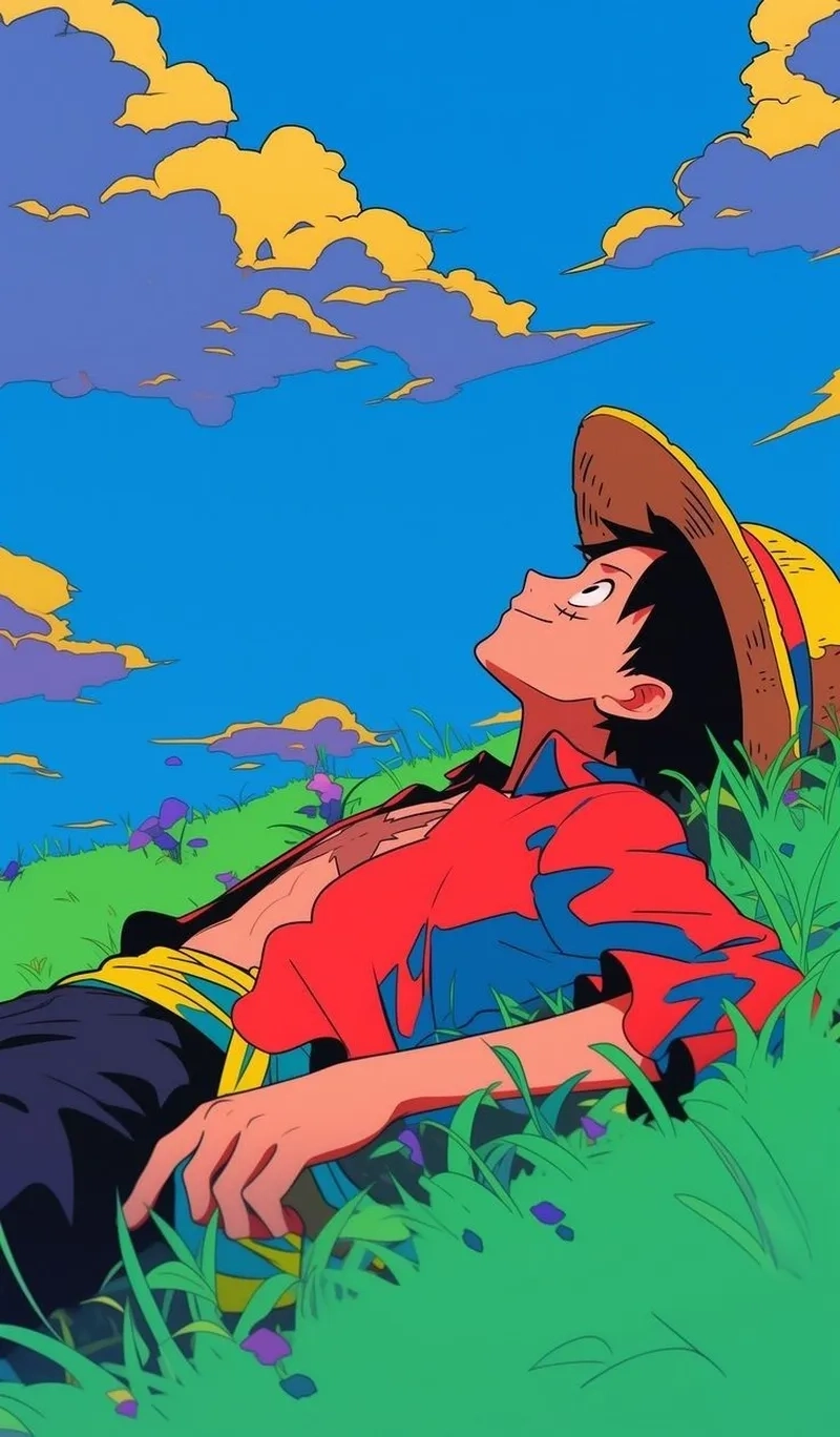 One Piece Monkey D Luffy rực rỡ làm bạn mê
