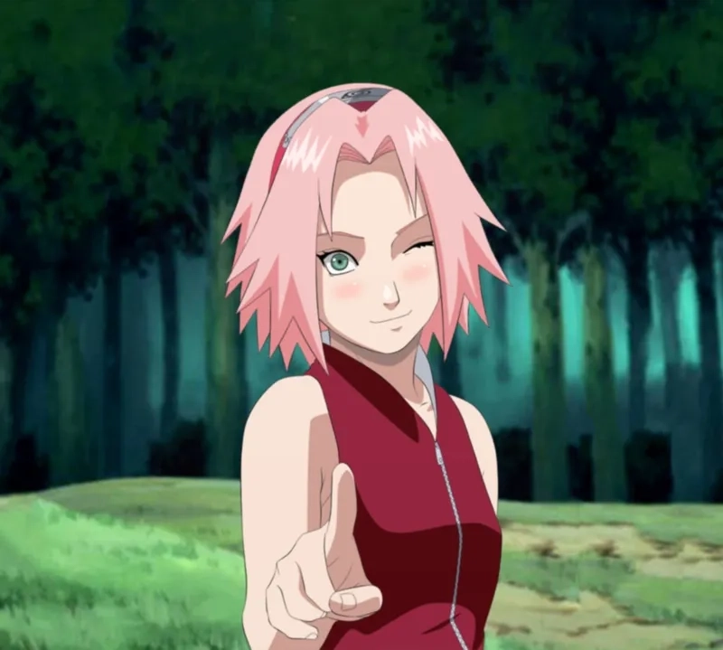 Sakura Haruno in kimono rực rỡ làm bạn thích