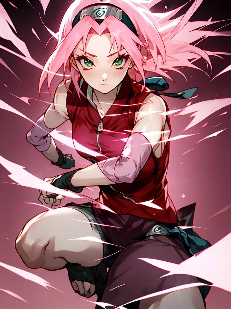 Sakura Haruno kimono quyến rũ thu hút ánh nhìn