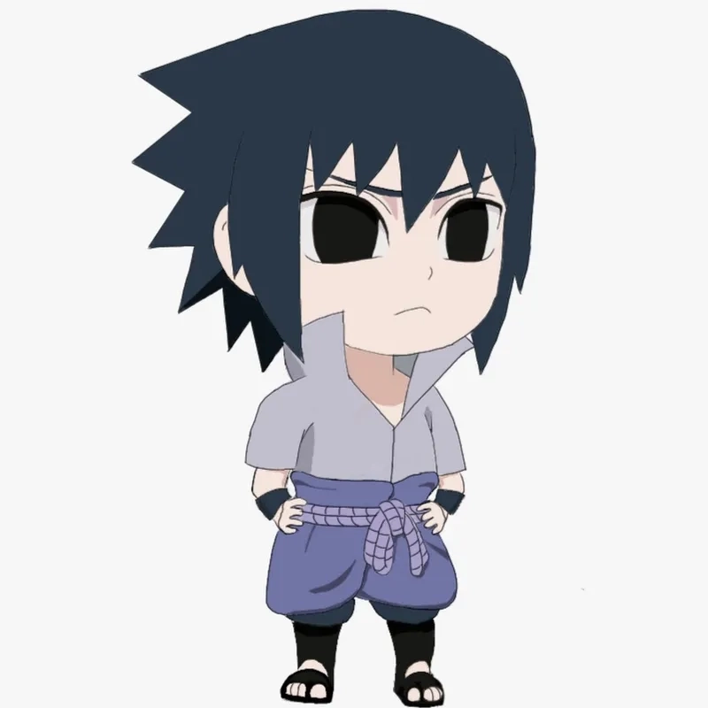Sasuke chibi ngầu rực rỡ thu hút ánh nhìn