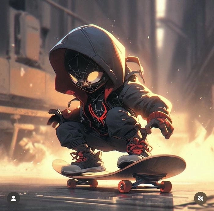 Spider man chibi sticker siêu ngầu để bạn dán mọi nơi