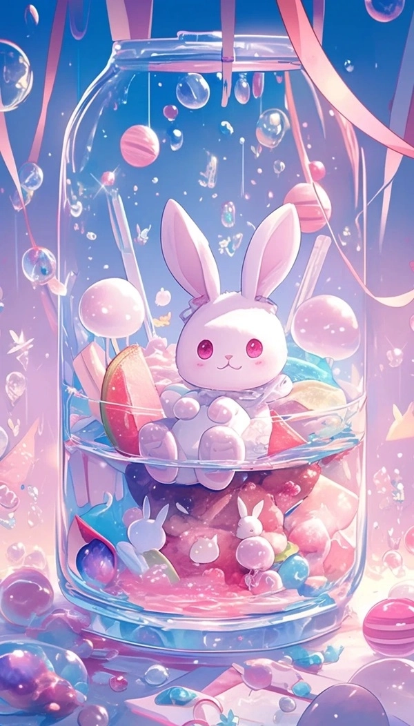 Sưu tầm hình thỏ cute chibi đáng yêu nhất hôm nay